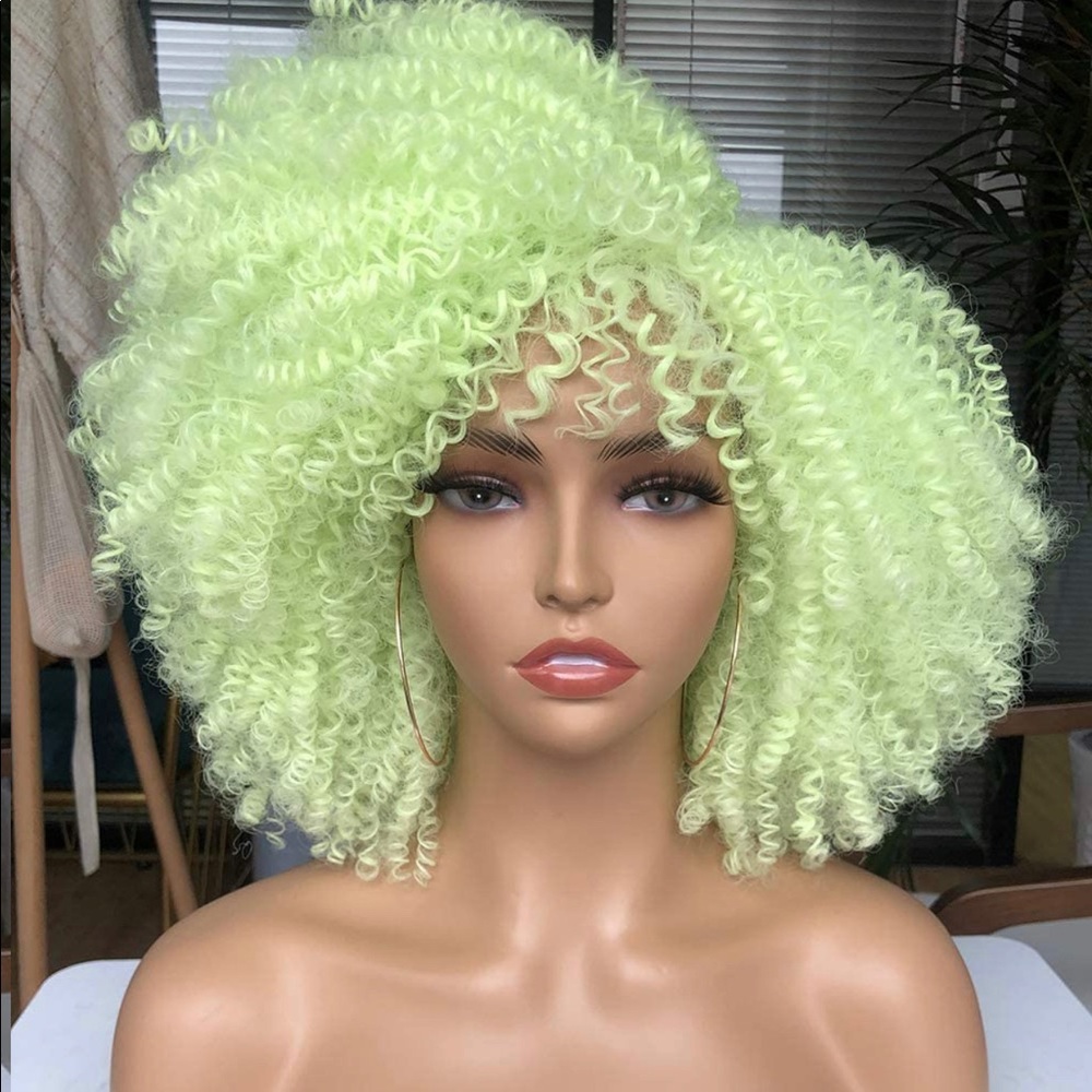 Afro Kinky Curly Wigs - Picture 4 of 10